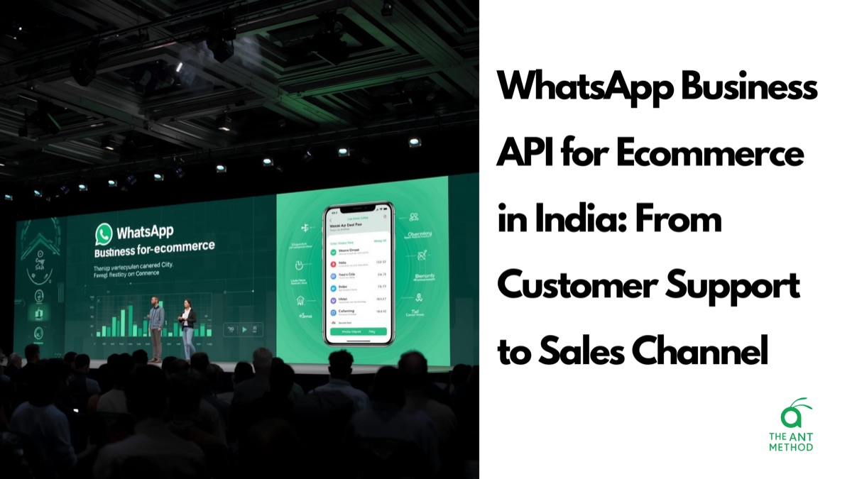 WhatsApp Business API for Ecommerce in India: Support to Sales Channel